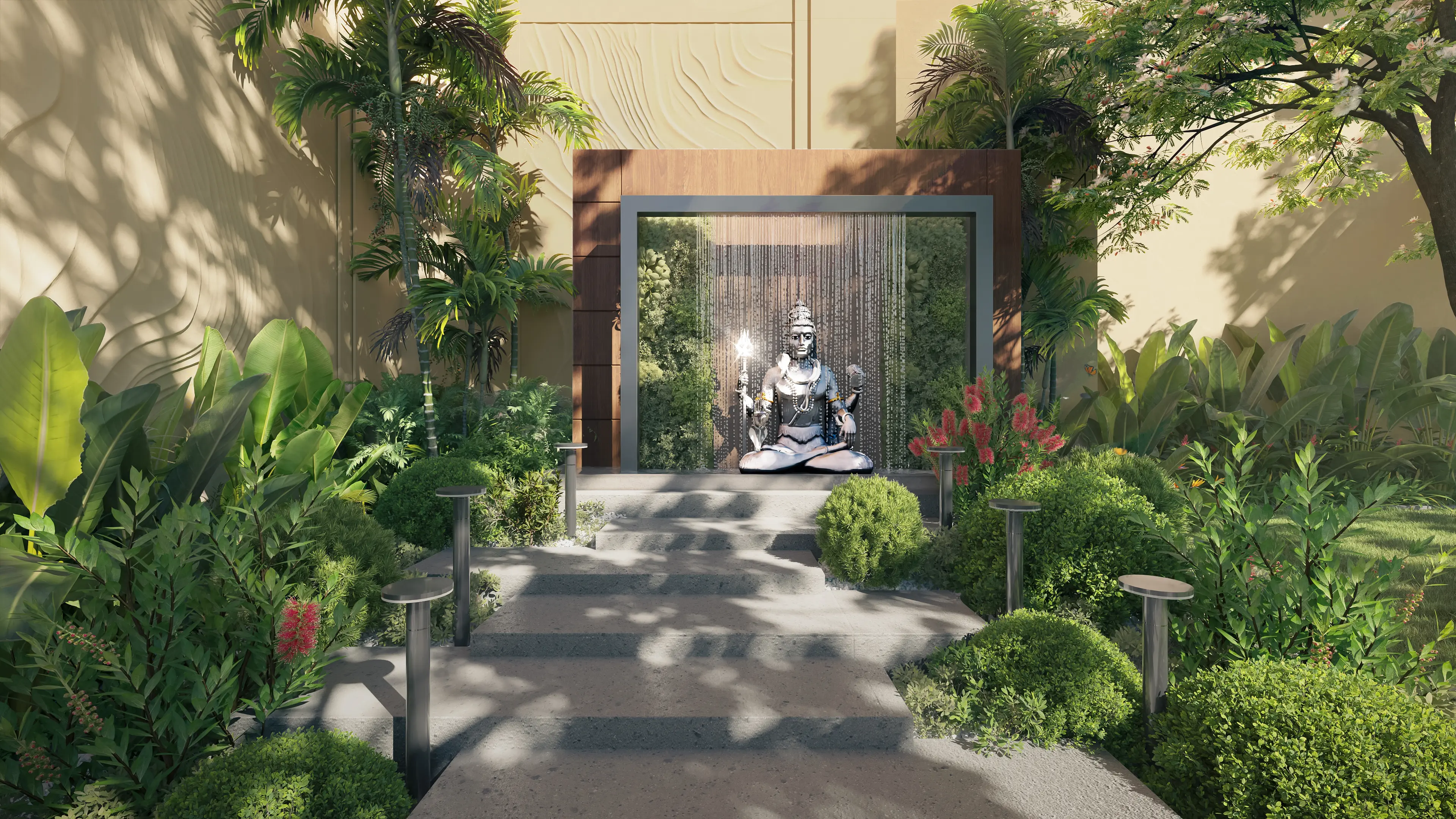 Landscape temple