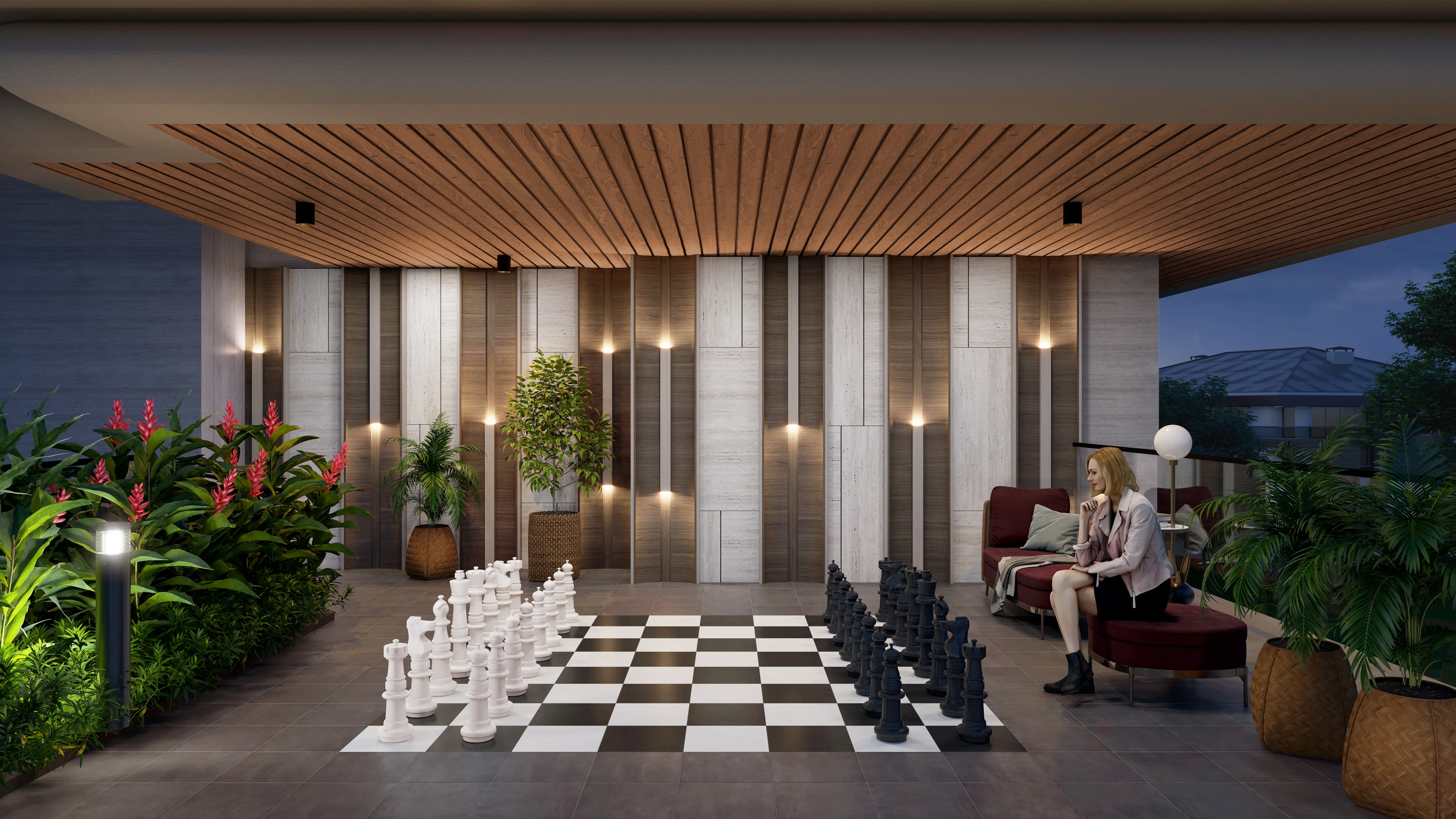 Chess balcony