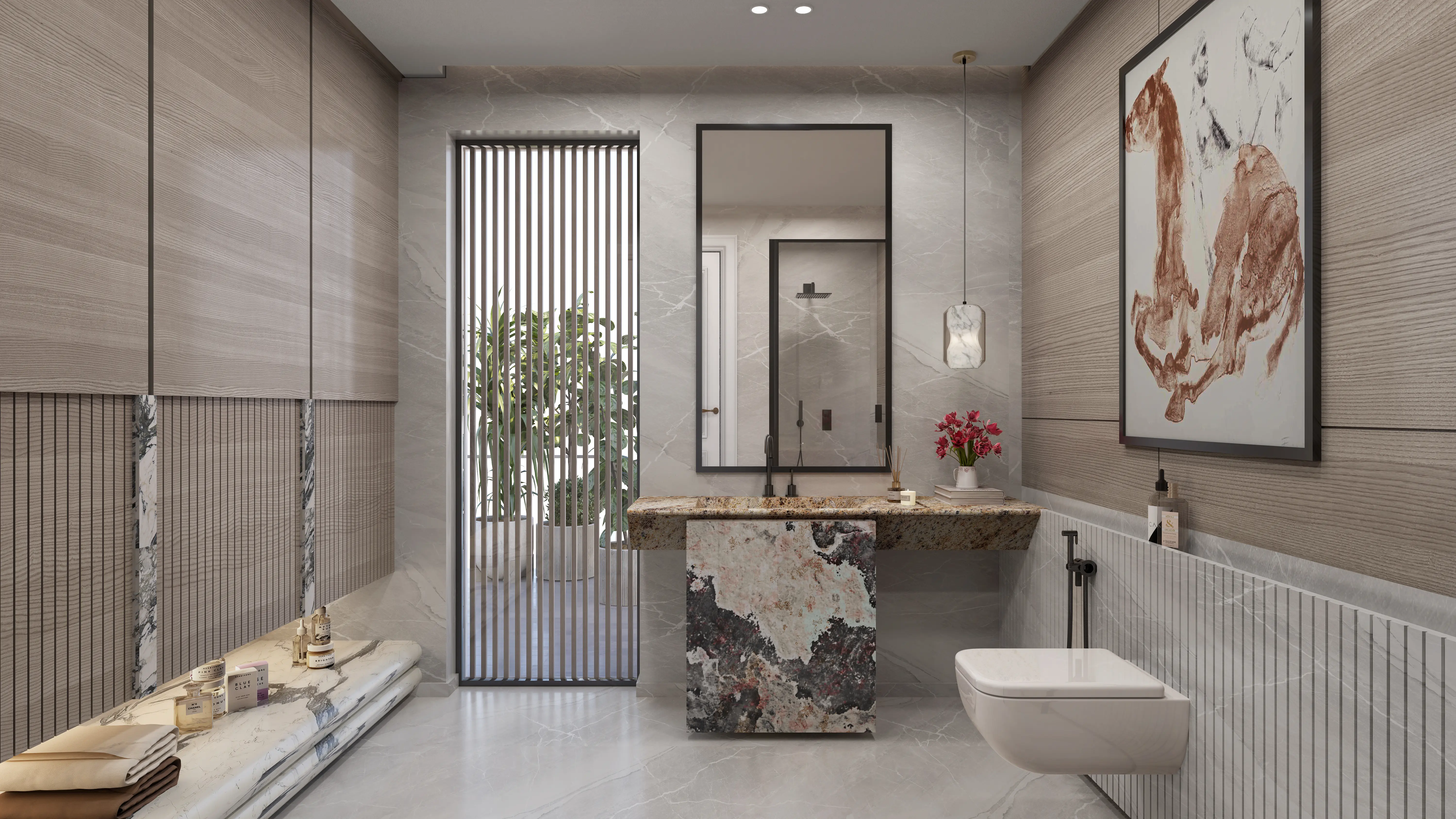 Master bathroom